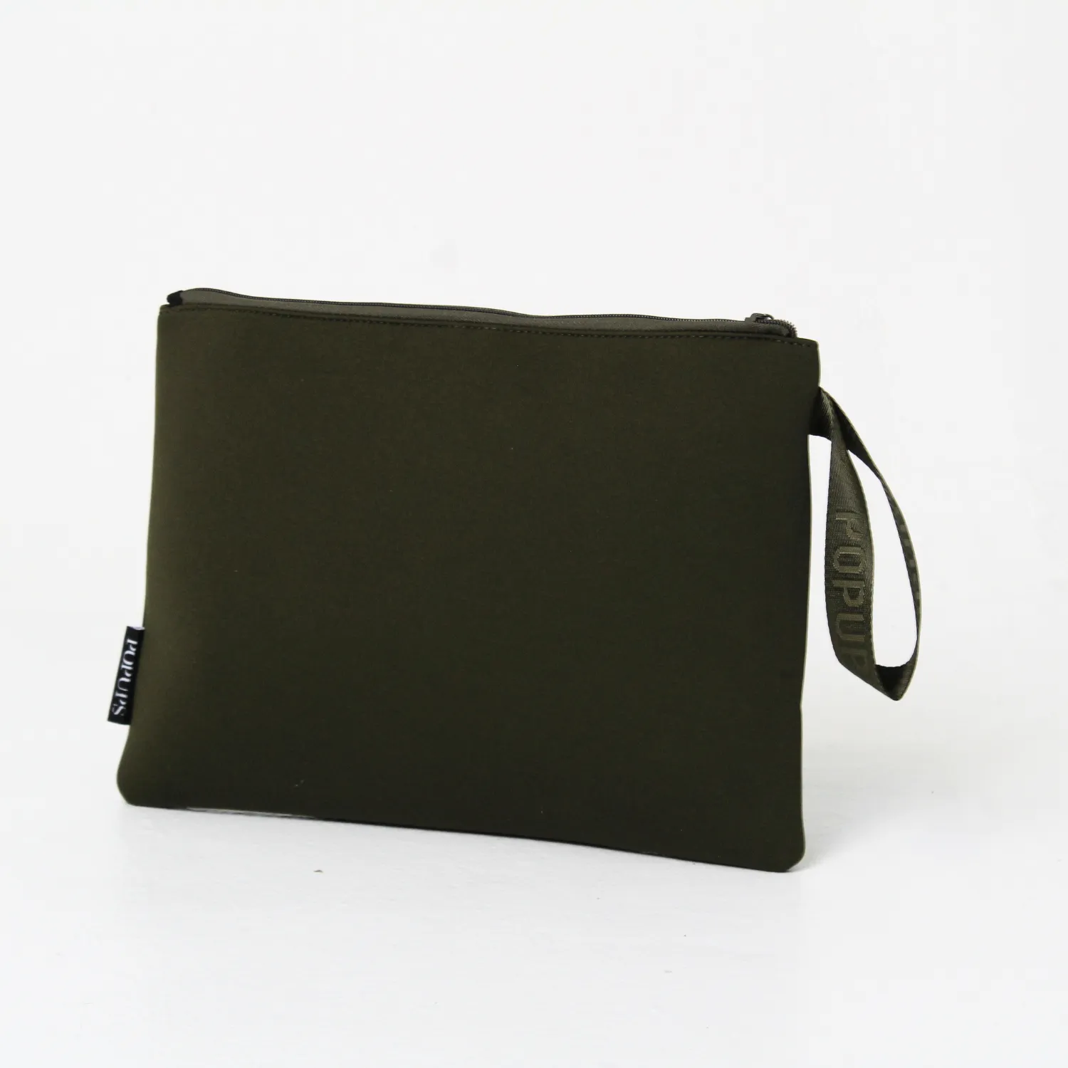 SAFARI GREEN SET: EVERYDAY TOTE   OVERSIZED WRISTLET POUCH   ESSENTIAL POUCH   MAKEUP POUCH SET   PASSPORT WALLET   PHONE BAG