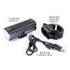 Serfas E-Lume 350/30  Combo Set Headlight and Tail light -Live4Bikes