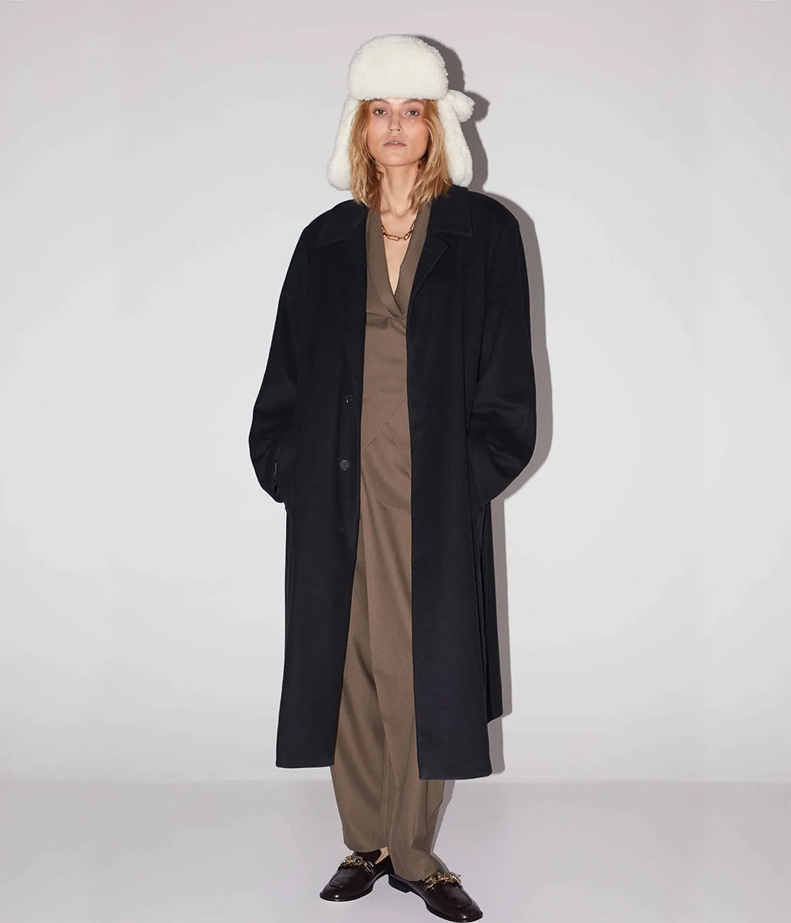 Shearling Aviator Hat