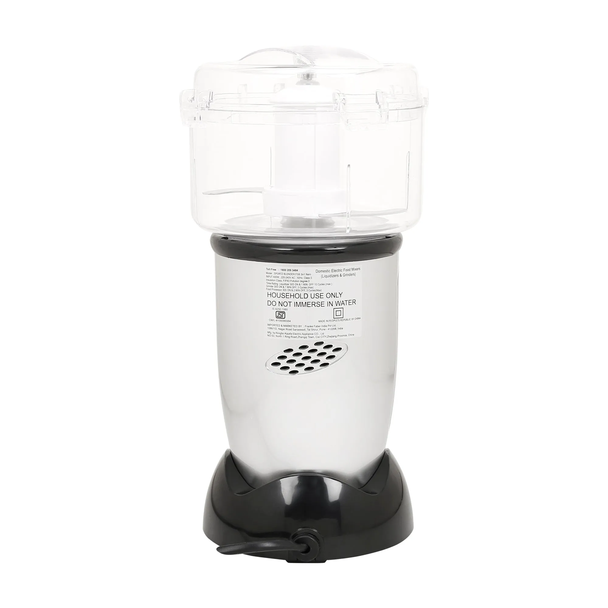 SPORTZ BLENDER FSB 3in1 NERO