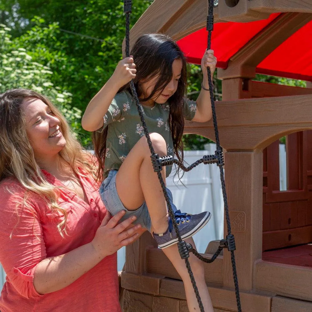 Step2 Naturally Playful Adventure Lodge Play Center with Glider for Kids