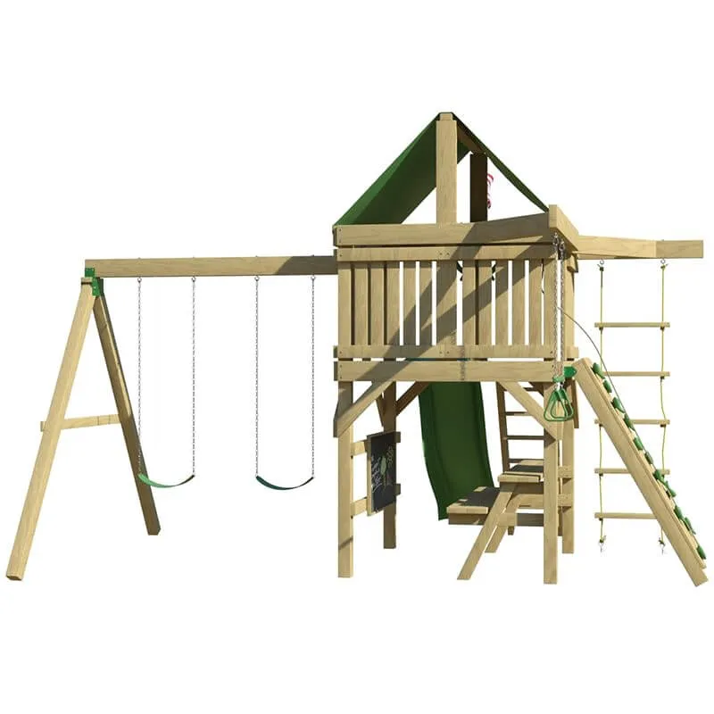 Summit Swing Set - Space Saver Swing Set For Kids
