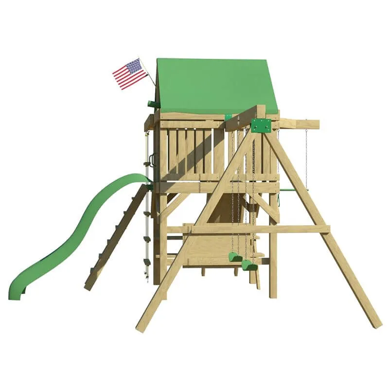 Summit Swing Set - Space Saver Swing Set For Kids