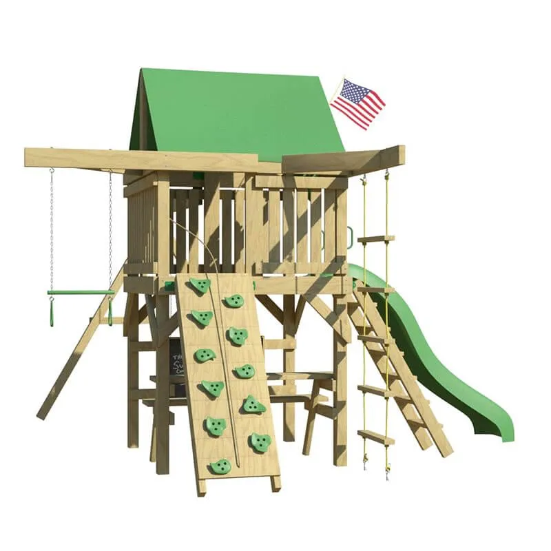 Summit Swing Set - Space Saver Swing Set For Kids