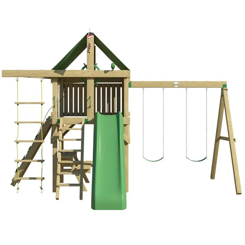 Summit Swing Set - Space Saver Swing Set For Kids
