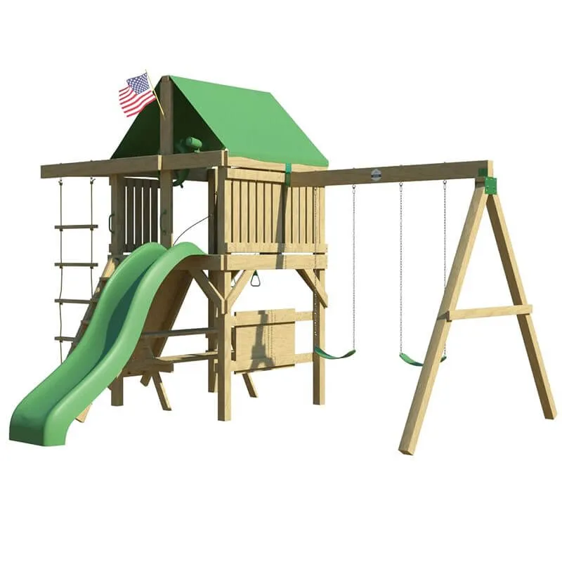 Summit Swing Set - Space Saver Swing Set For Kids
