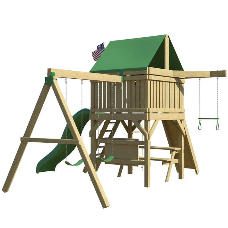 Summit Swing Set - Space Saver Swing Set For Kids