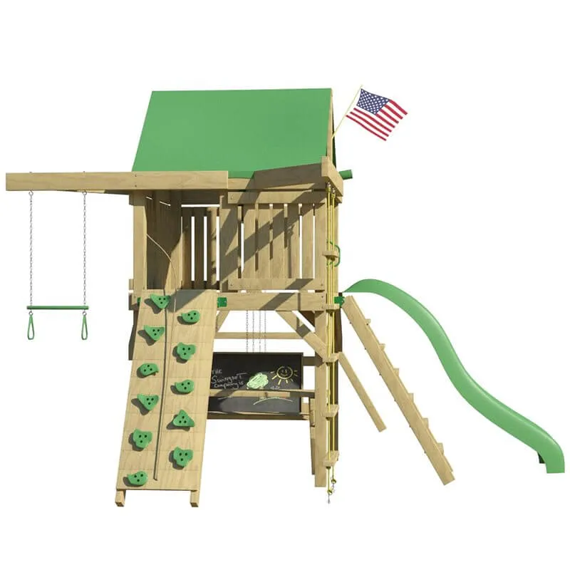 Summit Swing Set - Space Saver Swing Set For Kids