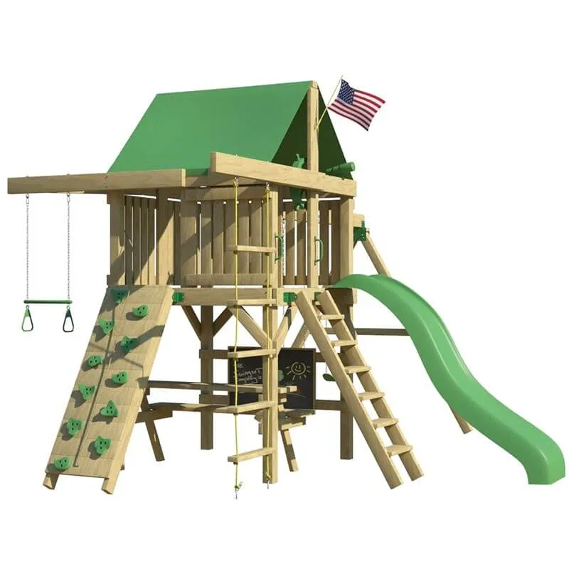 Summit Swing Set - Space Saver Swing Set For Kids