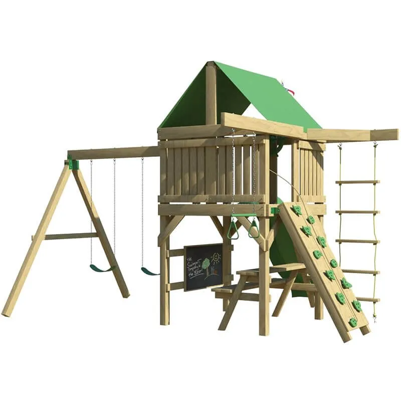 Summit Swing Set - Space Saver Swing Set For Kids