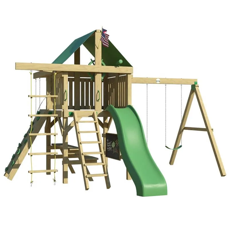 Summit Swing Set - Space Saver Swing Set For Kids