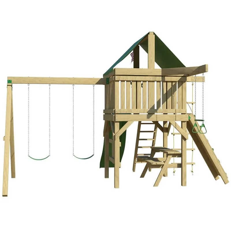 Summit Swing Set - Space Saver Swing Set For Kids