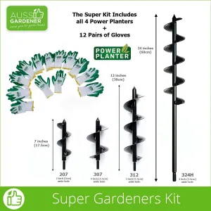 Super Gardeners Kit - includes all 4 Power Planters