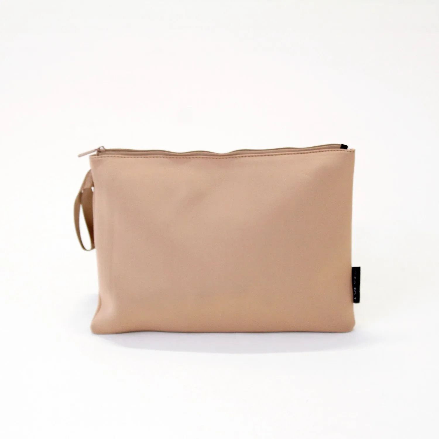 TAN SET: EVERYDAY TOTE   OVERSIZED WRISTLET POUCH   ESSENTIAL POUCH   MAKEUP POUCH SET   PASSPORT WALLET   PHONE BAG