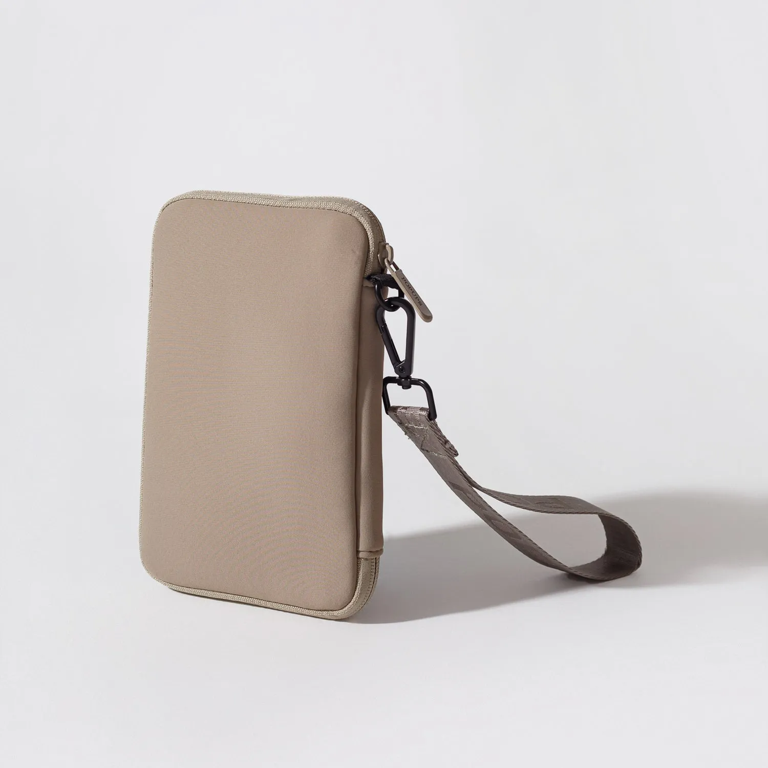 TAUPE SET: EVERYDAY TOTE   OVERSIZED WRISTLET POUCH   ESSENTIAL POUCH   MAKEUP POUCH SET   PASSPORT WALLET   PHONE BAG