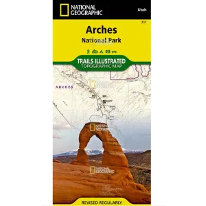 Trails Illustrated Map: Arches National Park