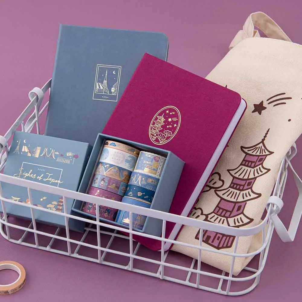 Tsuki ‘Sights of Japan’ Tokyo   Kyoto Tote Bags ☾