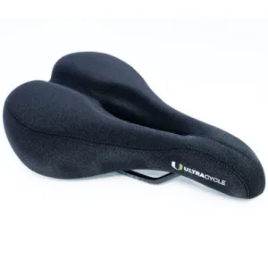 Uc Saddle, Mtn Cmfrt Gel 270Ly Lycra,Black,270Mmx175Mm Mountain Comfort Gel Lycra 270 Ultracycle Saddles