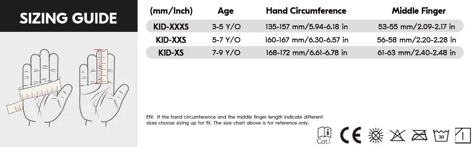 VGO 3-Pairs Age 3-9 Kids Gardening Gloves, Children Yard Work Gloves, Soft Safety Rubber Glove (3 Colors,KID-RB6013)